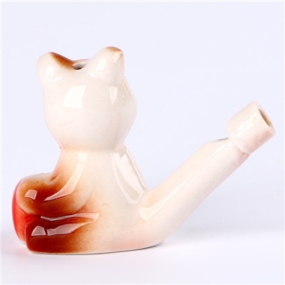 Свистулька керамическая «Мишка» 3,5 × 7,5 × 5 см