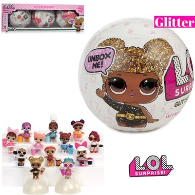 Кукла-сюрприз LOL Glitter 3шт aрт. 62790
