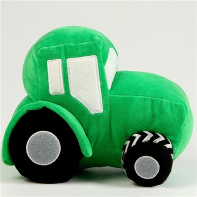 Трактор мягкая игрушка, цвет зелёный