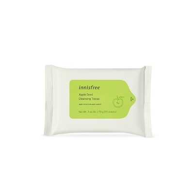 Innisfree apple seed Cleansing tissue (15 sheets)