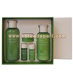 Innisfree Green Tea Balancing Набор для Ухода за Кожей EX(T 200ml +15ml, L 160ml +15ml + C 10ml)