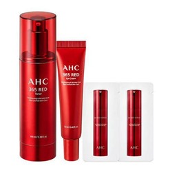 AHC 365 Red Тонер НАБОР [Тонер 100ml + Крем 10ml + Сыворотка 2ml*2шт]