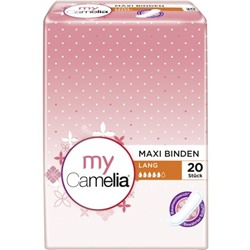 Camelia Maxi Binden long Maxi Прокладки Максимальное впитывание надолго комфорт и удобство 20 шт.