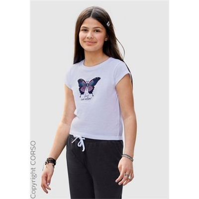 Kw T-Shirt Schmetterling