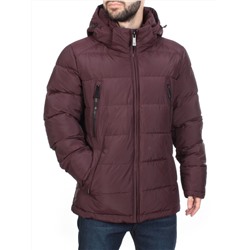 4707 BURGUNDY Куртка мужская зимняя ROMADA (200 гр. холлофайбер) размер 50
