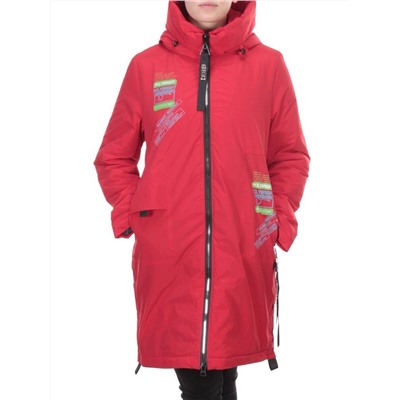 101-1 RED Пальто демисезонное женское FAMILY (100 гр. синтепон) размер 50/52 российский