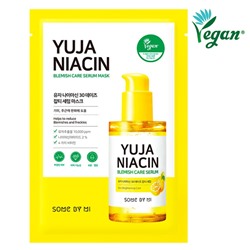 SOME BY MI Yuja Niacin Листовая Маска с сывороткой для ухода за несовершенствами