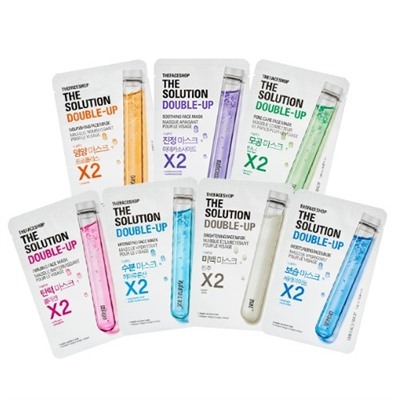 THE FACE SHOP The Solution Double Up Mask Sheet