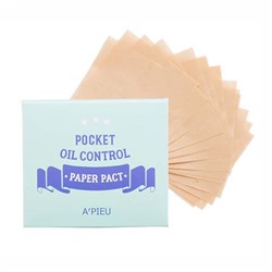 APIEU Pocket Oil Control Бумага для удаления жирного блеска (50 шт) сменный блок