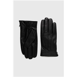 Rękawiczki męskie skórzane kolor czarny