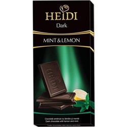 Шоколад Heidi Dark Лимон&Мята 80гр